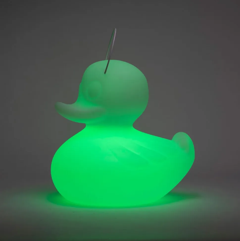 DUCK-DUCK XL udendørs LED-designerlampe, gul