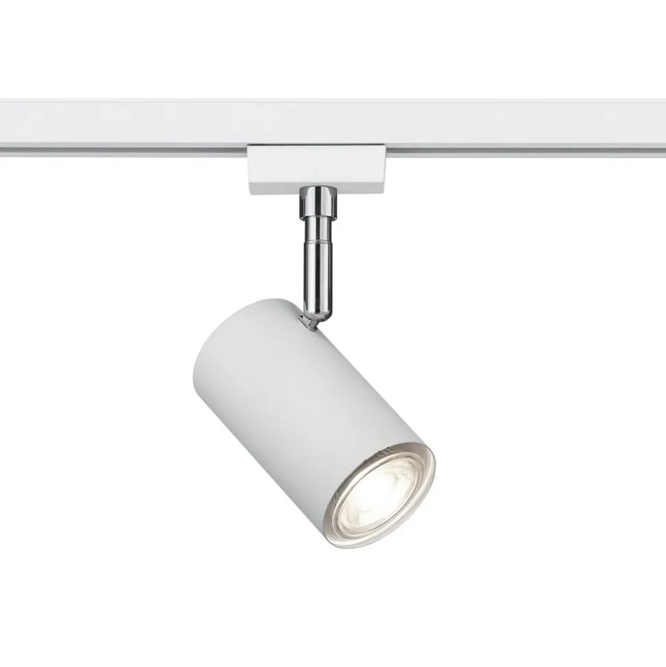DUOline 782401 skinnespot, Ø 6 cm, hvid, 2-faset, GU10