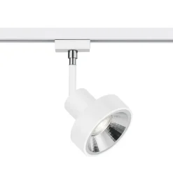 DUOline 780701 skinnespot, Ø 11 cm, hvid, 2-faset, GU10
