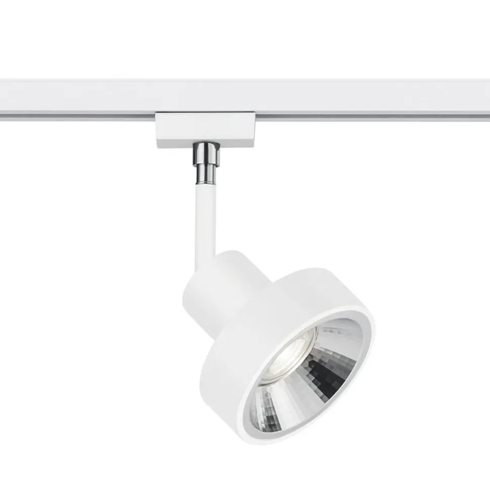 DUOline 780701 skinnespot, Ø 11 cm, hvid, 2-faset, GU10