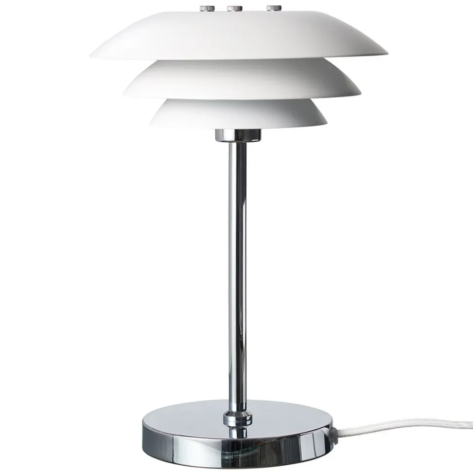Dyberg Larsen DL20 bordlampe metal hvid