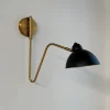 Dyberg Larsen Futura væglampe, sort, metal