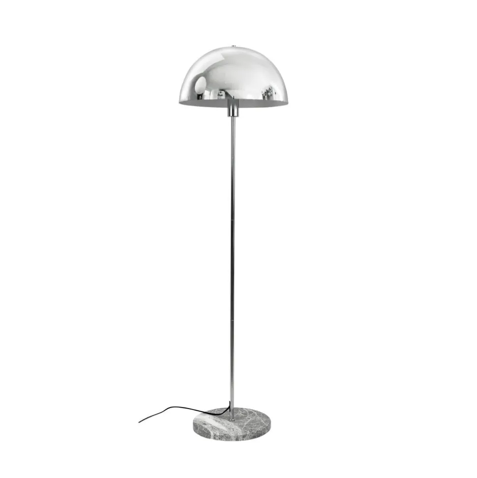 Dyberg Larsen Gulvlampe Stockholm, højde 143 cm metal/marmor