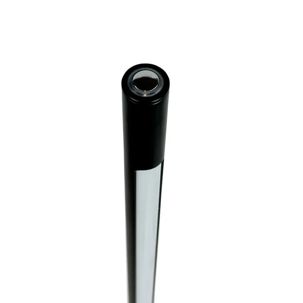 Dyberg Larsen LED-gulvlampe Vagner, sort, højde 150 cm