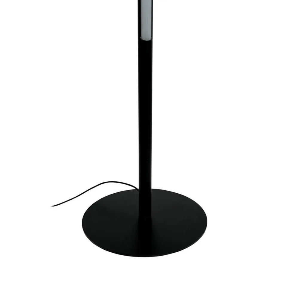 Dyberg Larsen LED-gulvlampe Vagner, sort, højde 150 cm