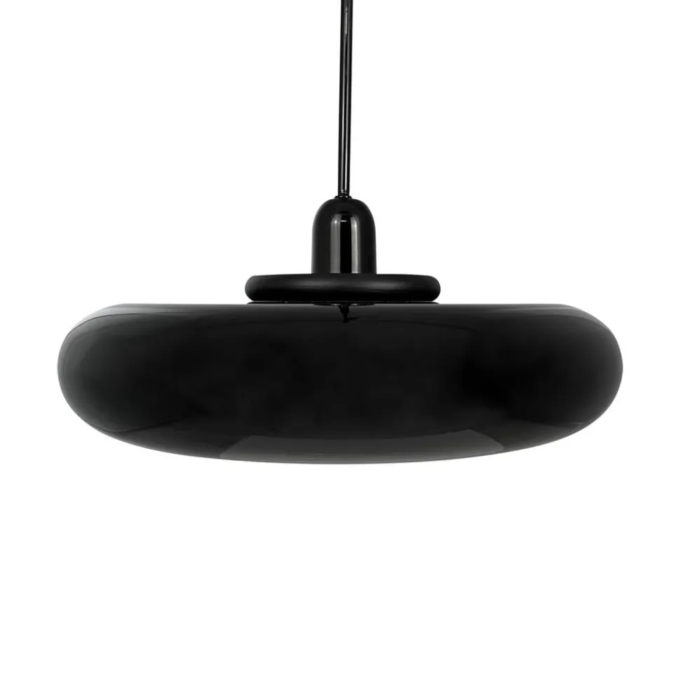 Dyberg Larsen Planet hængelampe, sort, Ø 40 cm, metal
