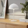 Dyberg Larsen Stockholm bordlampe E14, 43 cm, hvid