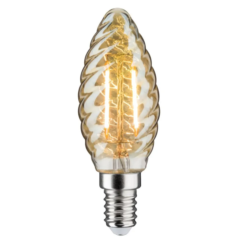 E14 2,6 W 2.500K LED-kertepære, guld