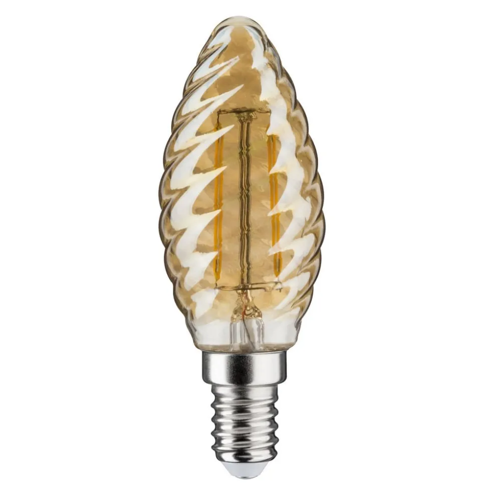 E14 2,6 W 2.500K LED-kertepære, guld