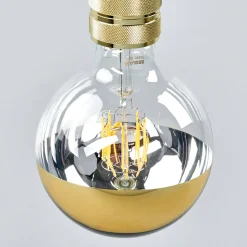 E27 7 W topforspejlet LED-pære, guld