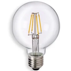 E27 6W 827 LED globe G80 klar