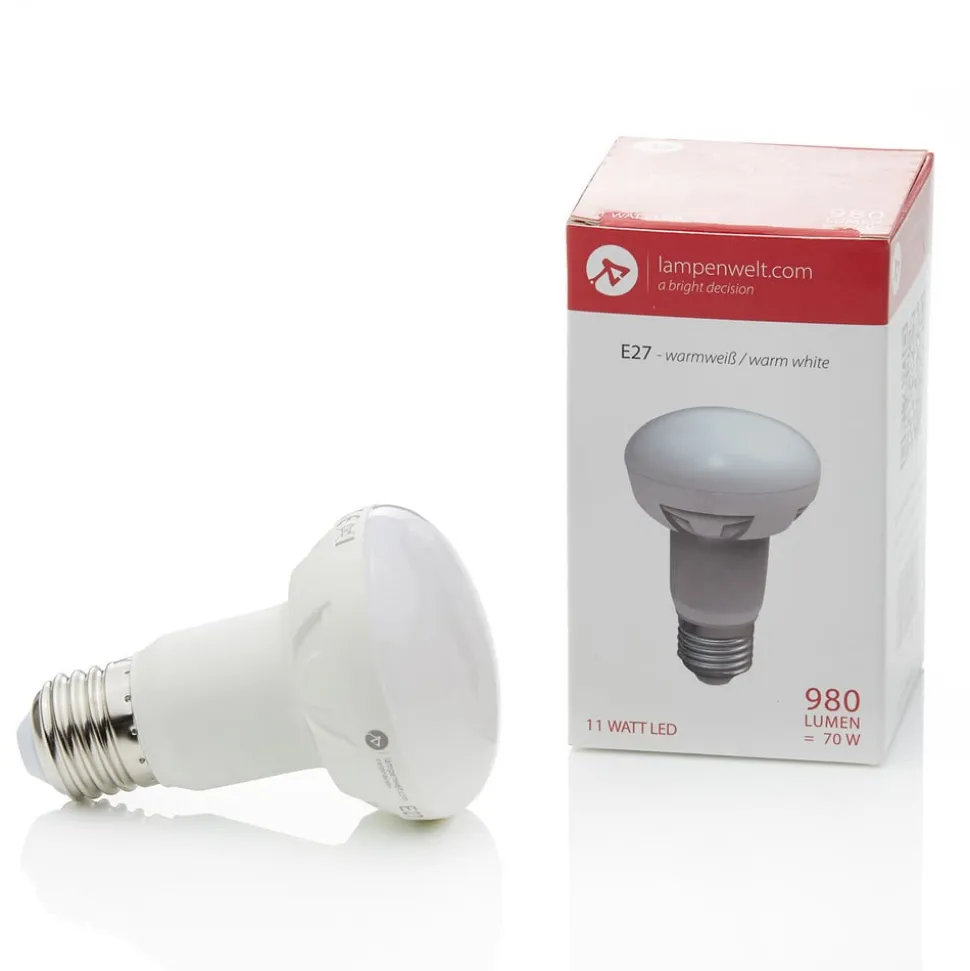 E27 11W 830 LED-reflektorpære R63 varmhvid 120 grader