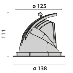 EB433 LED-lampe projektør reflektor 3.000 K