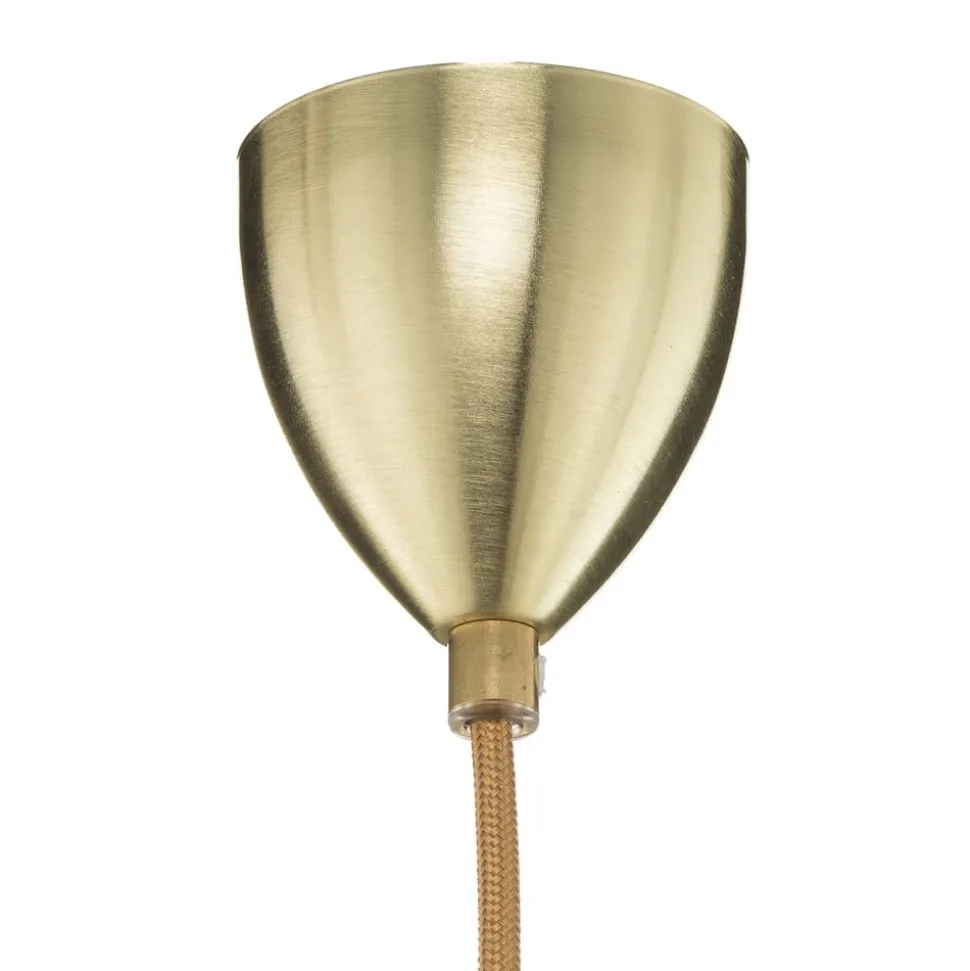 EBB & FLOW Rowan hængelampe, guld Ø 15,5cm