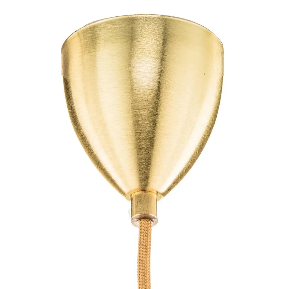 EBB & FLOW Rowan hængelampe, guld Ø 22cm