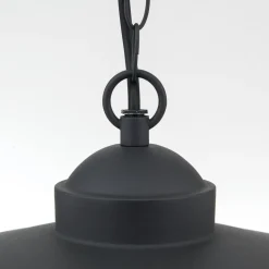 Edward udendørs hængelampe, antracit, Ø 27,5 cm, aluminium