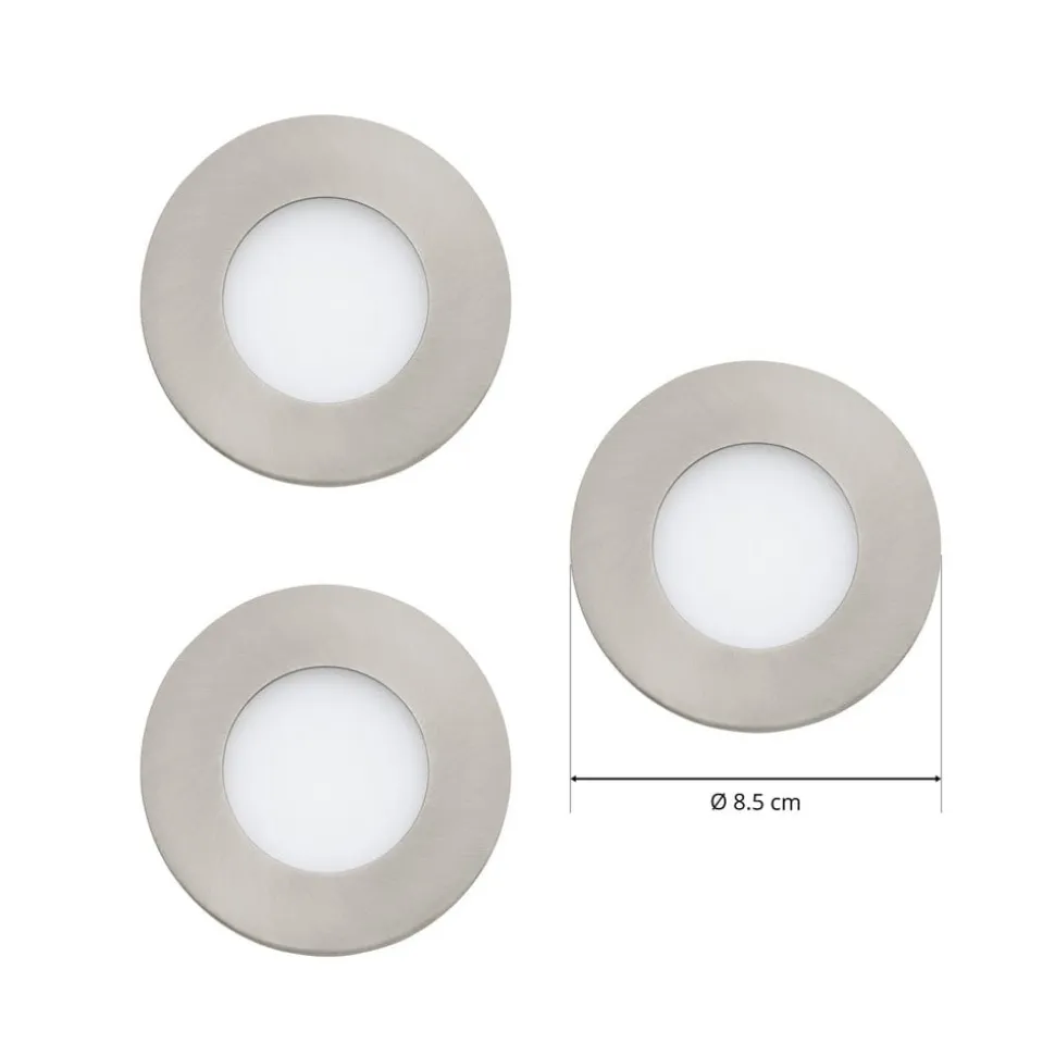 EGLO connect Fueva-C spot 3 x 3 W RGBW nikkel