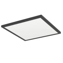 EGLO connect LED-loftlampe Rovito-Z, sort, 39 x 39 cm