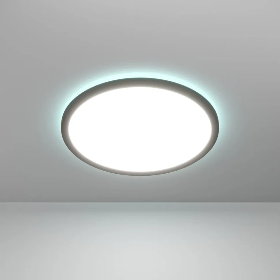 EGLO connect LED-loftlampe Rovito-Z, sort, Ø 39 cm