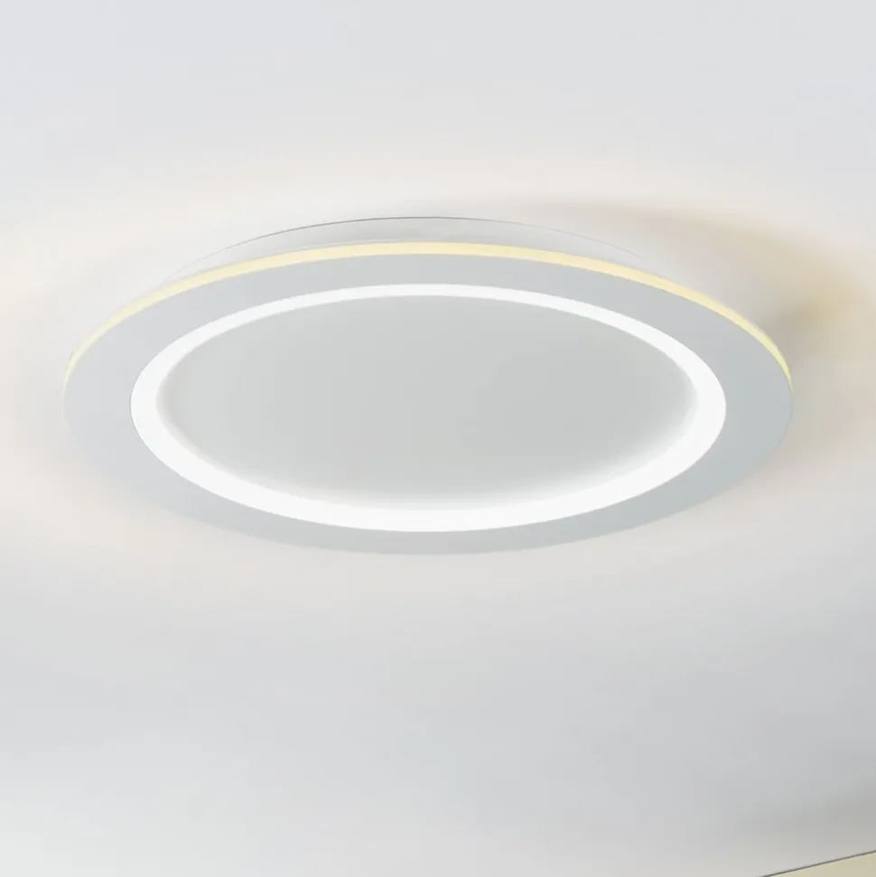 EGLO connect LED-loftlampe Padrogiano-Z, Ø 60 cm, hvid