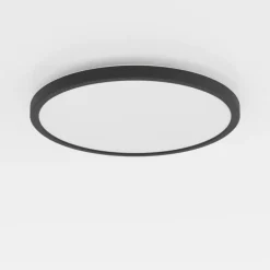EGLO connect LED-loftlampe Rovito-Z, sort, Ø 30 cm