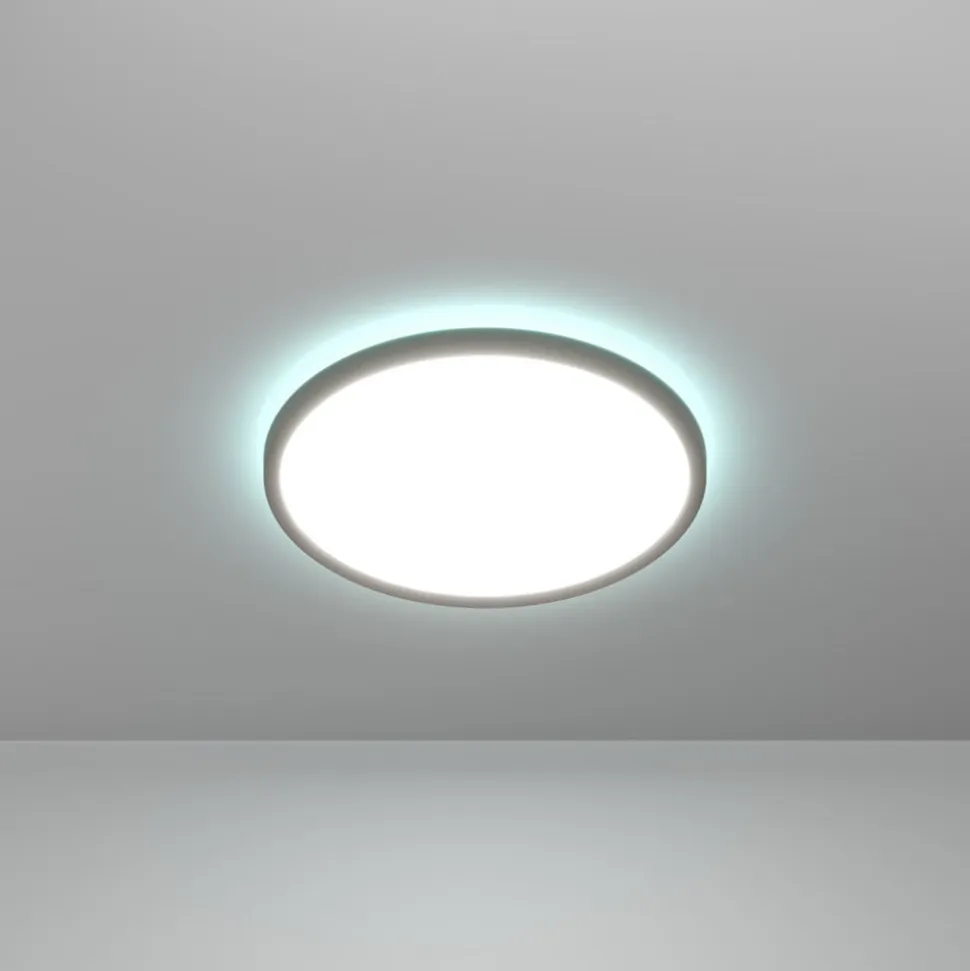 EGLO connect LED-loftlampe Rovito-Z, sort, Ø 30 cm