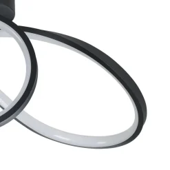 EGLO connect LED-loftlampe Calarossa-Z, sort, aluminium