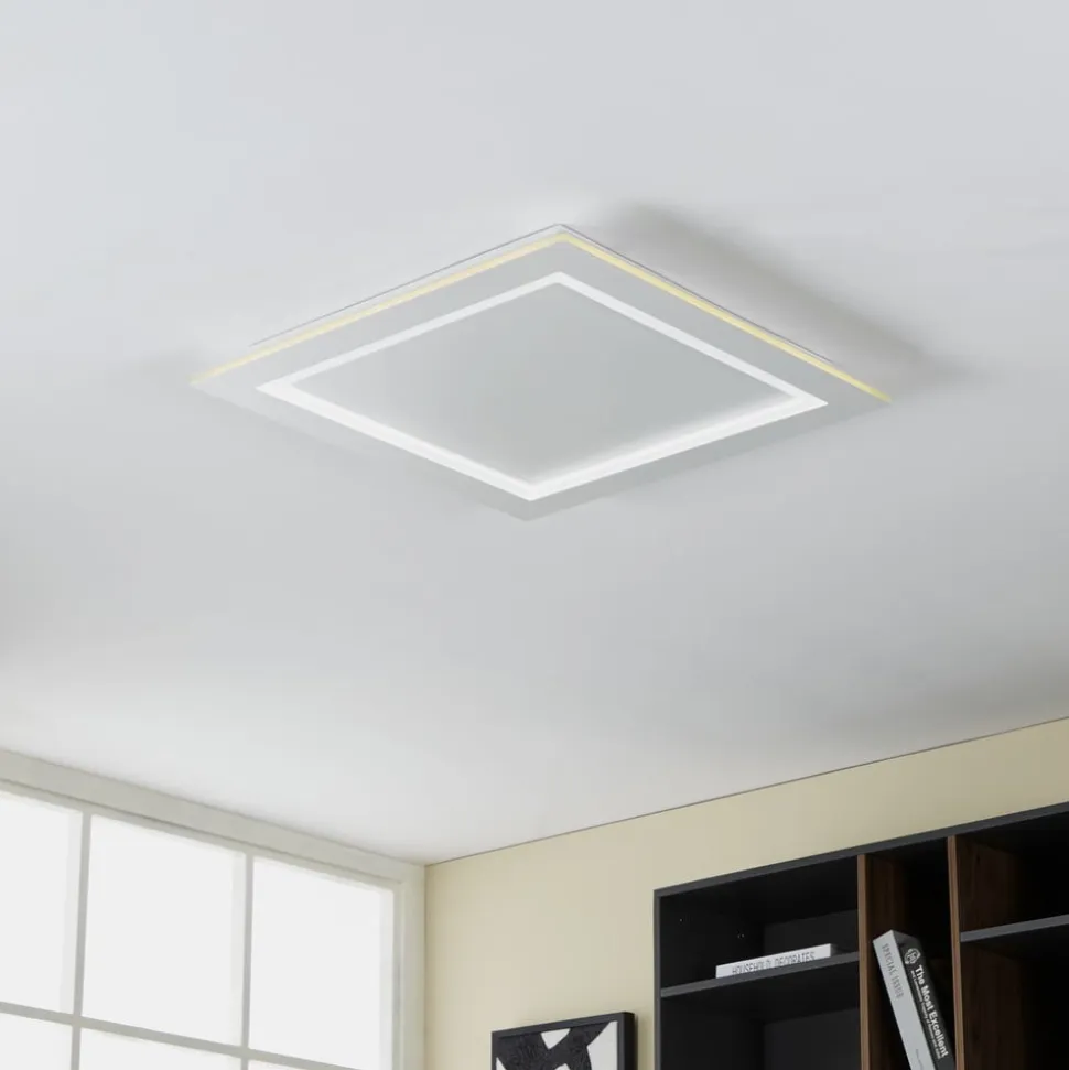 EGLO connect LED-loftlampe Padrogiano-Z 1 lyskilde, 60 x 60 cm