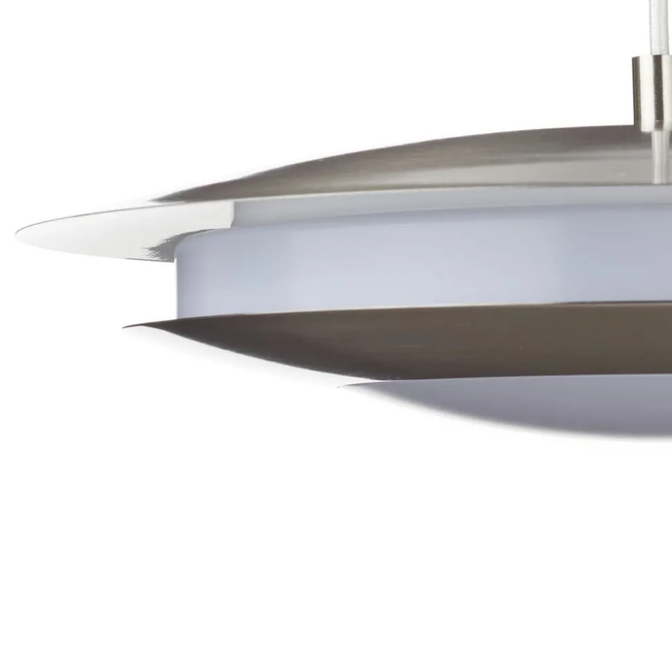 EGLO connect Moneva-C LED-hængelampe nikkel Ø 40,5