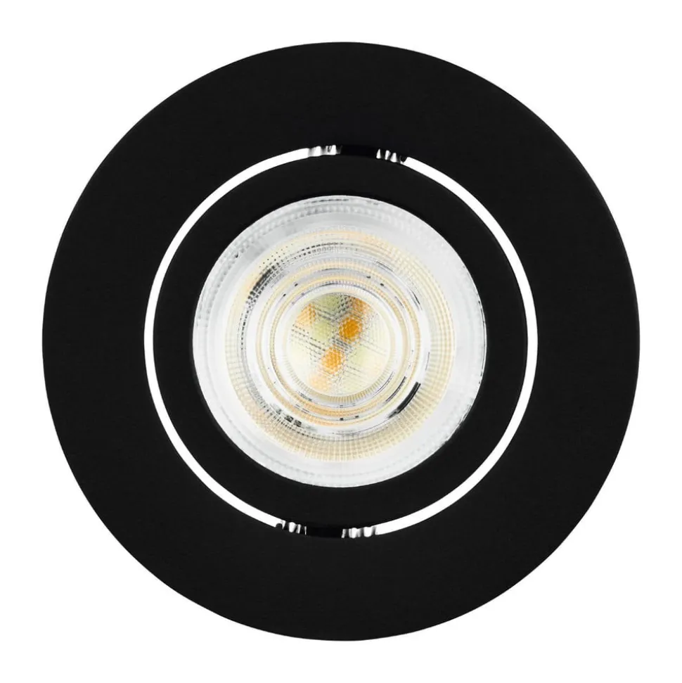 EGLO connect Saliceto-Z LED indbygningslampe, sort