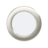 EGLO connect Smart LED-indbygningslampe Fueva 6-Z, grå, Ø 12 cm