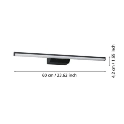 EGLO connect Smart LED-spejllampe Regello-Z, sort