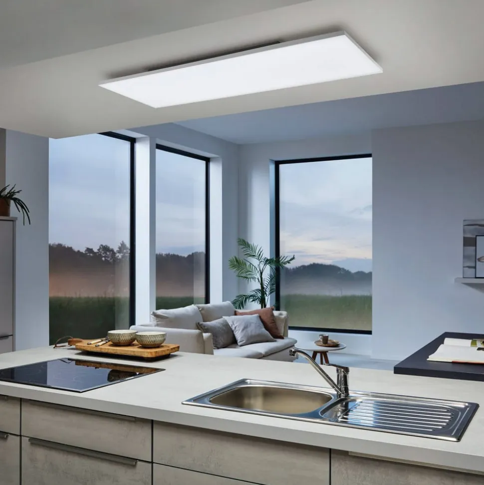 EGLO connect Turcona-Z LED-loftslampe 120x30cm