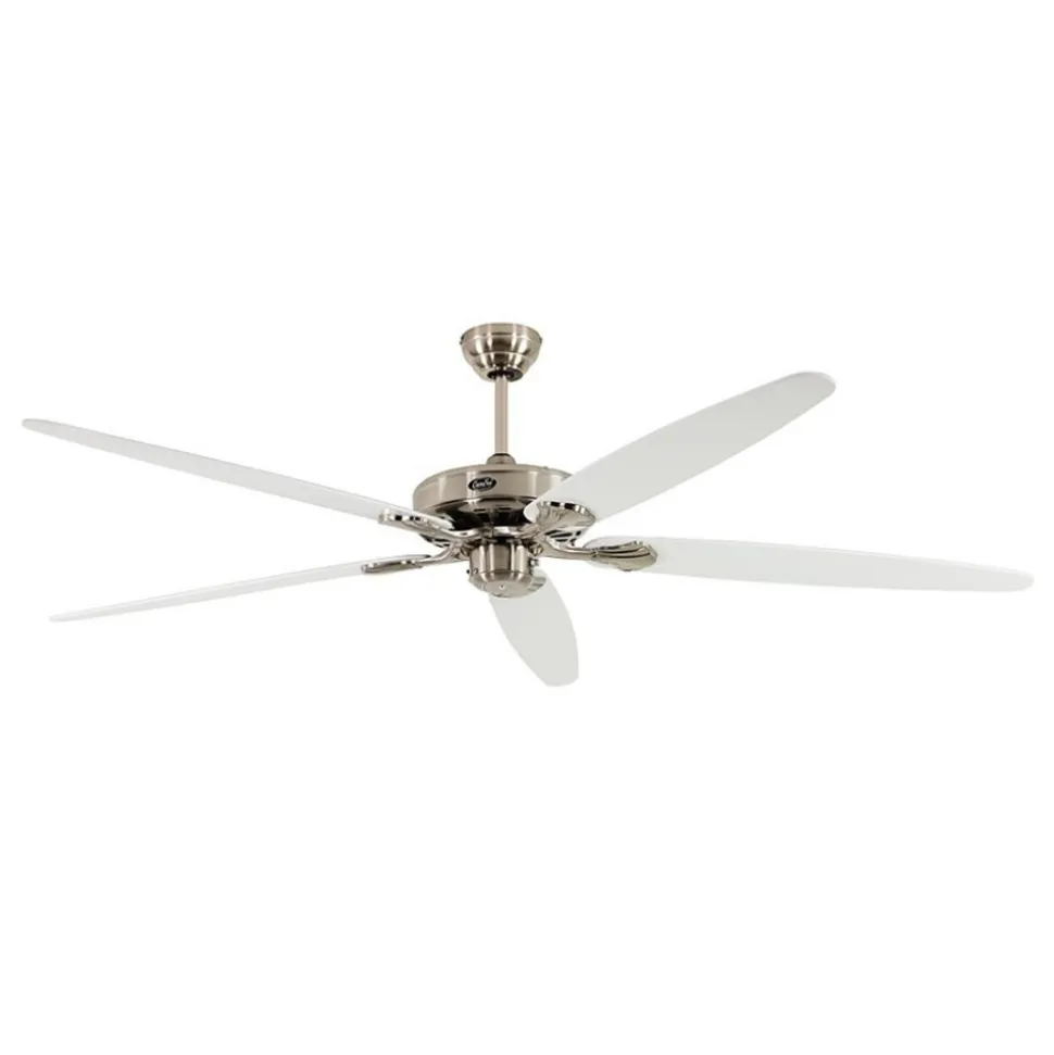 Elegant loftsventilator Classic Royal 180 hvid-grå