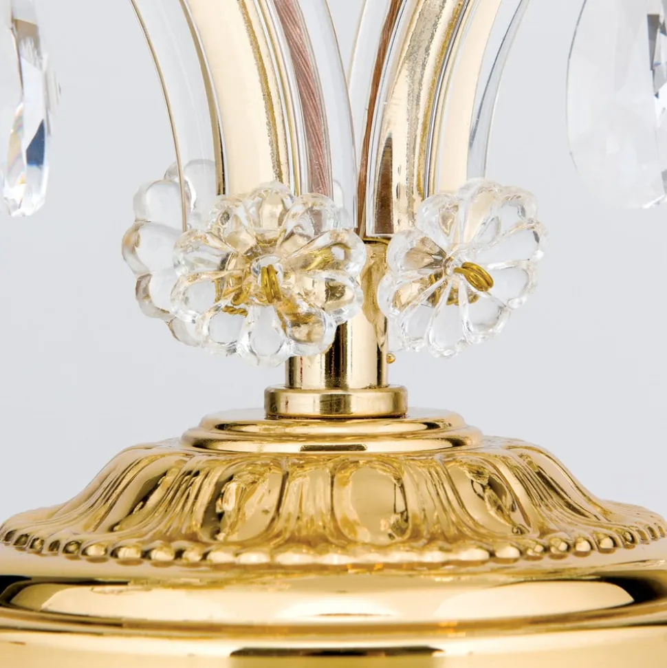 Elegant TJURA bordlampe med krystaller