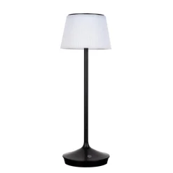 Emmi LED-bordlampe, solcelle, CCT, opladelig, sort