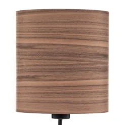 Envostar Bordlampe i finér valnød Ø 20,5 cm
