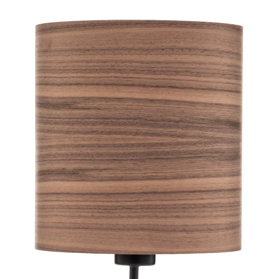 Envostar Bordlampe i finér valnød Ø 20,5 cm