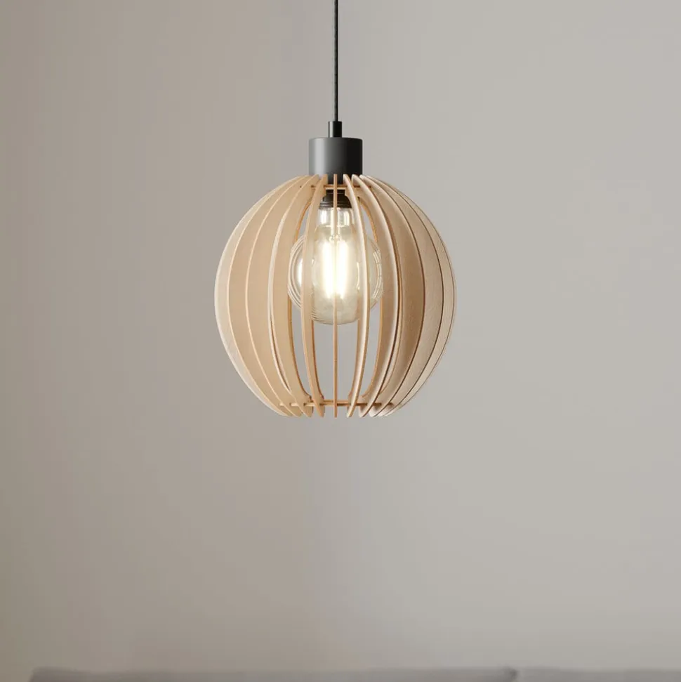 Envostar Clay hængelampe birkeplywood Ø 23 cm