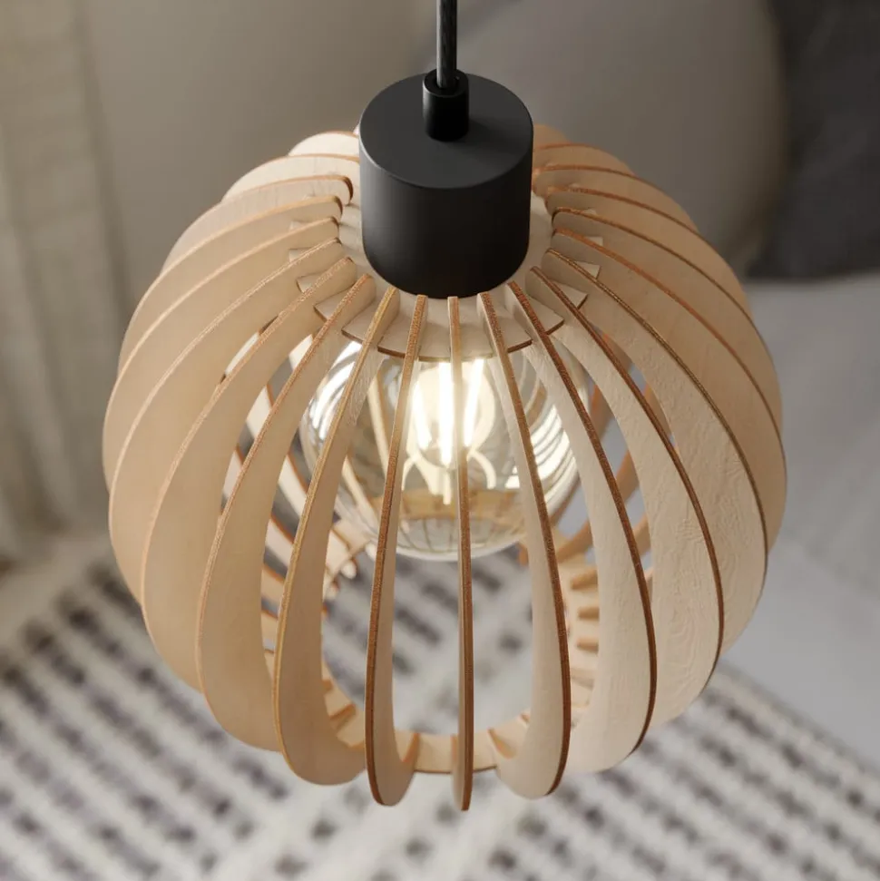 Envostar Clay hængelampe birkeplywood Ø 23 cm