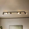 Envostar Fida loftspot, 6 lyskilder, sort