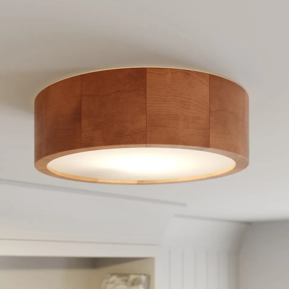 Envostar Kerio loftlampe Ø 27 cm fyr rustik