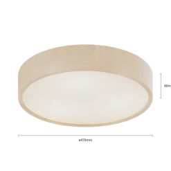 Envostar Kerio loftlampe, Ø 47 cm, hvid
