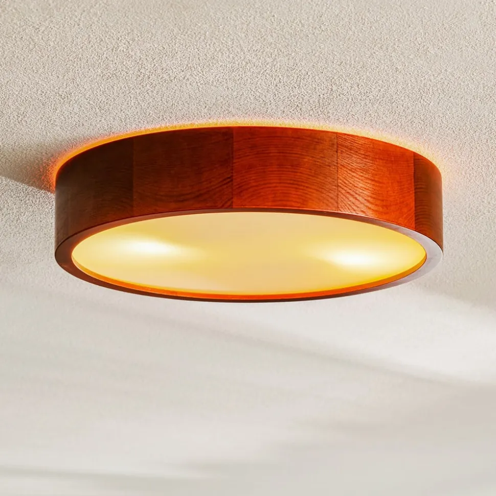 Envostar Kerio loftlampe Ø 37 cm fyr rustik