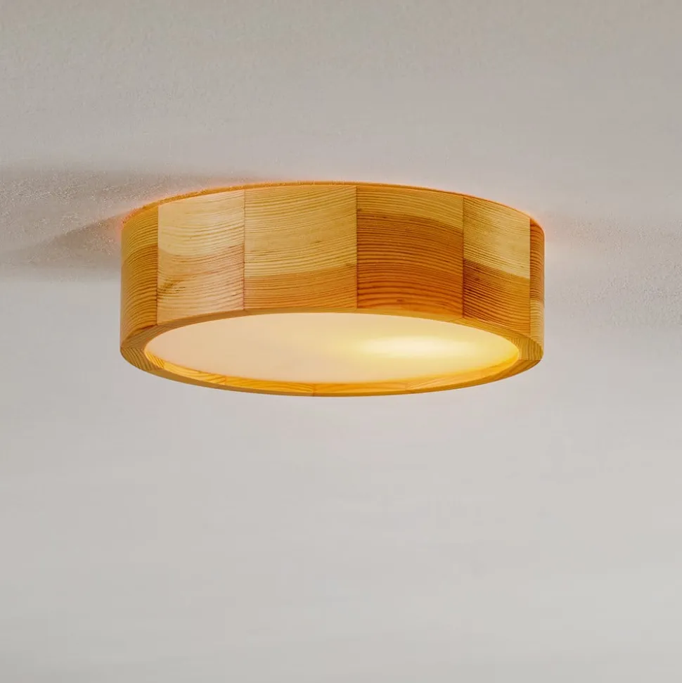 Envostar Kerio loftlampe, Ø 27 cm, fyr natur