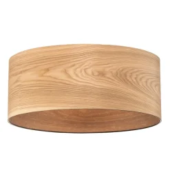 Envostar Loftslampe i finér, kernetræ, ask Ø55cm