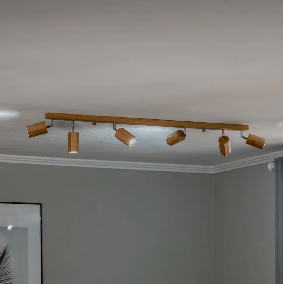 Envostar Peach Puff loftspot træ oktagon 6 lk
