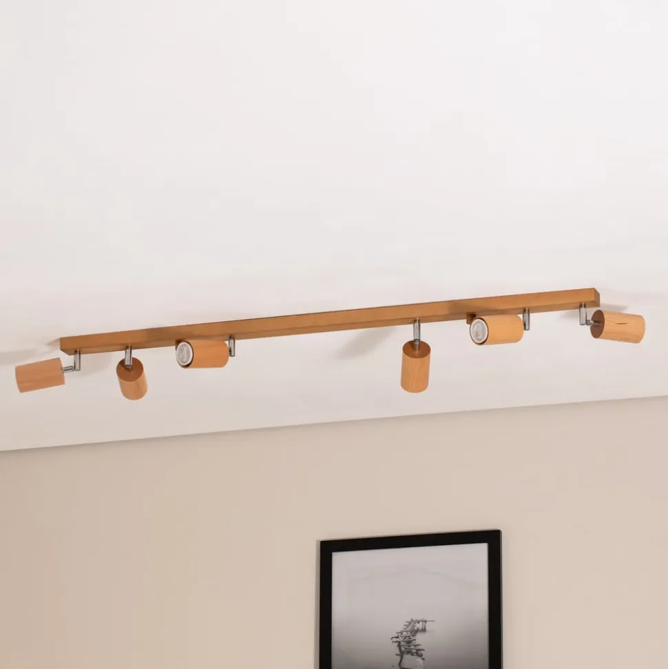 Envostar Peach Puff loftspot træ cylinder 6 lk