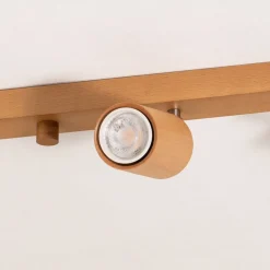 Envostar Peach Puff loftspot træ cylinder 6 lk