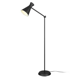 Enzo gulvlampe, højde 150 cm, sort